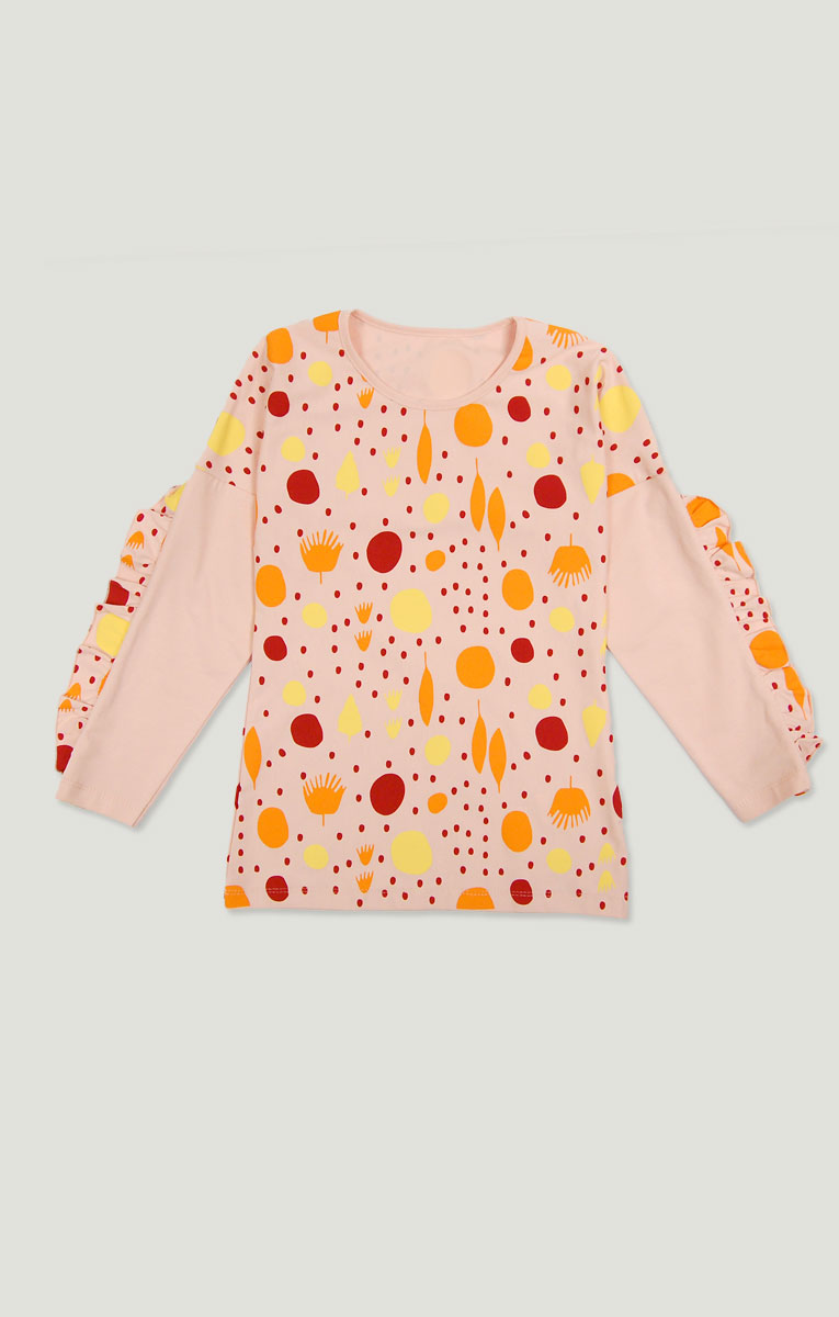 Forest Polka Dots Girls Top