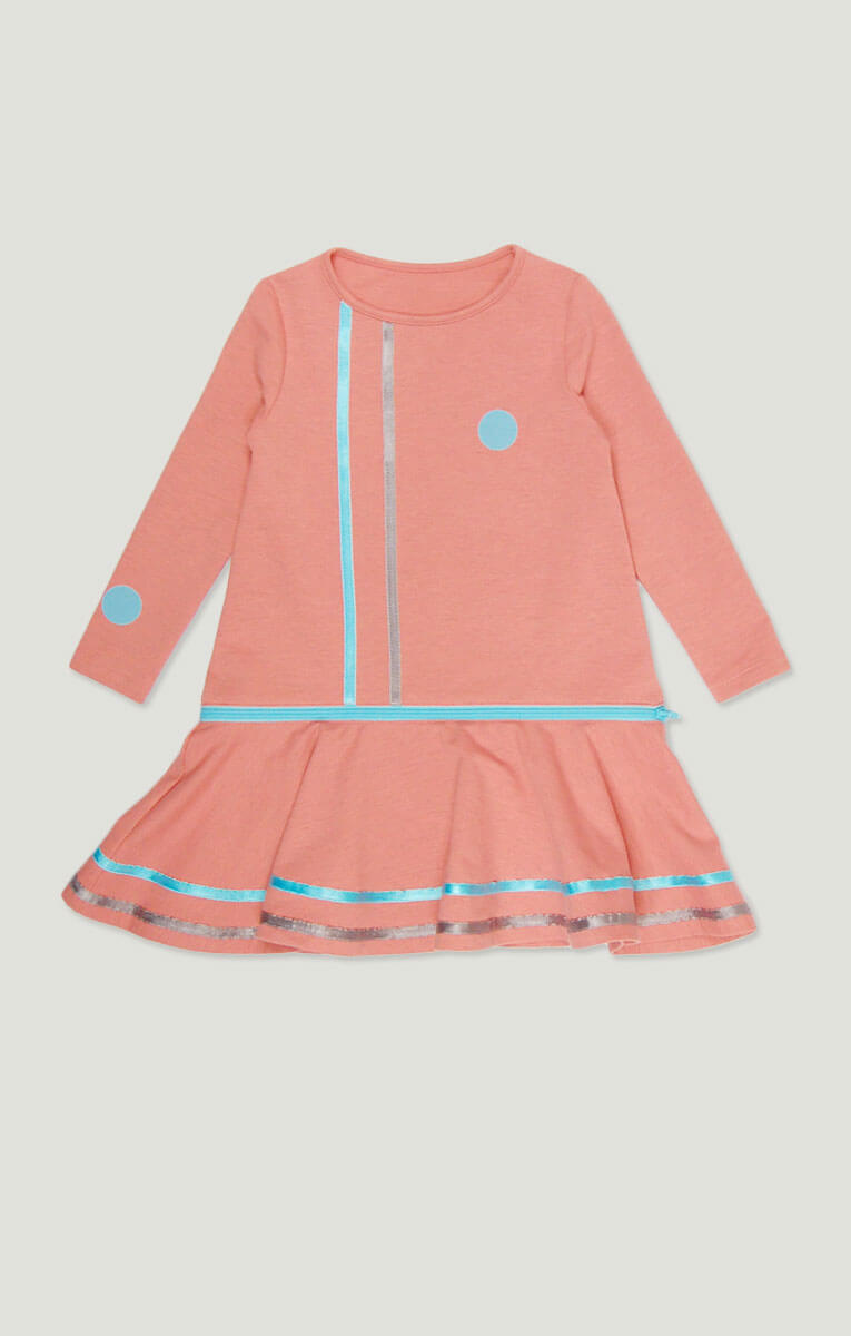Mini Modernist Girls Modular Dress - Top