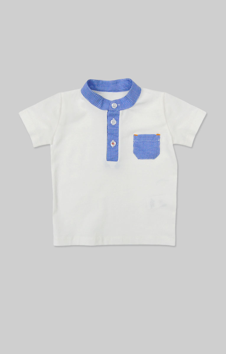 Summer Mandarin Polo Boys Shirt